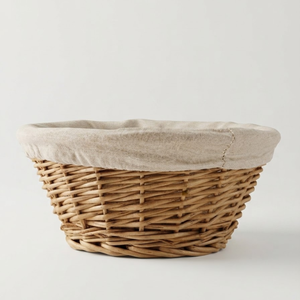Round Lined Wicker Proofing <b>Basket</b> Natural <b>Bread</b> Dough Fermentation <b>Basket</b> for Sourdough Baking Wholesale Supply - Product Image 1