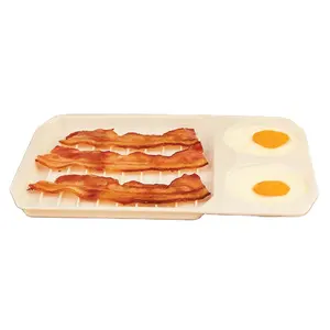 Kitchen Cooking Tools Kitchen Microwave Bacon Cooker Bacon Maker Microwave Egg Cooker for Breakfast