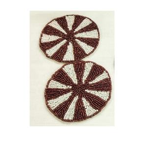 Watermelon Glass Hand Beaded <b>Coaster</b> Set of 6 Pcs Barware <b>Coaster</b> Coffee Dining Table Accessories & Wedding Decoration <b>Coaster</b> - Product Image 2