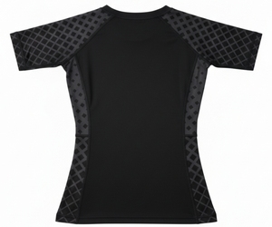 Rashguard de BJJ sin Gi para Mujer, Manga Corta, Poliéster/Spandex 240g, Secado Rápido, Transpirable, para Lucha, Natación y Surf - Product Image 4