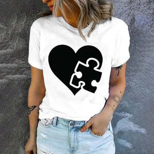 T-shirt personnalisé pour femmes durable, en fibre de bambou douce de qualité supérieure, respirant, tee-shirt d'été de haute qualité, impression DIY, vêtements pour femmes - Product Image 1