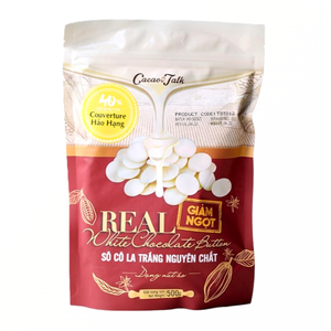 Wholesale Delicious <b>Sweet</b> HALAL Pure Chocolate OEM/ODM Biscuits Cookies Real White Chocolate Button 40% Cocoa 1KG Good Price - Product Image 1