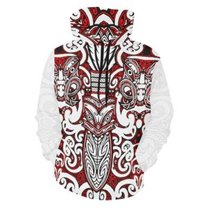 Sweat à capuche hawaïen personnalisé OEM/ODM avec motif maori, sweat à capuche polynésien, impression intégrale personnalisée, design tribal, vêtements de sport sublimés - Product Image 1