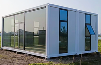 Conteneur d'expédition mobile extensible 20/40 pieds, maison préfabriquée