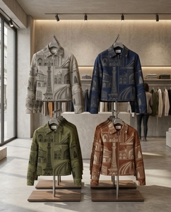 Chaqueta Gráfica Transpirable de Primavera para Mujer, Estilo Pakistaní, con Estampado Personalizado, Chaqueta con Cremallera, Estilo Vintage, Ropa Urbana - Product Image 5