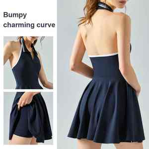 Uniforme de Tenis Deportivo, Falda Pantalón con Tecnología de Refrigeración, Tela Elástica y Ágil, para Entrenamiento y Partidos - Product Image 5