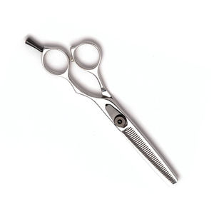 Professional Stainless Steel Thinning Hair Cutting <b>Shears</b> with Adjustable Finger Rest for Hair Dressing - Product Image 3