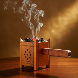 Brûleur d'encens religieux en bois de santal pour une fragrance intérieure forte et agréable et une décoration d'intérieur - Product Image 6