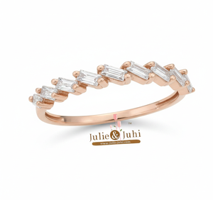 Elegante Anillo de Oro Amarillo Real para Mujer con Acabado Brillante Radiante, Diseñado para Looks de Moda Sofisticados, Joyería para Bodas y Eventos - Product Image 3