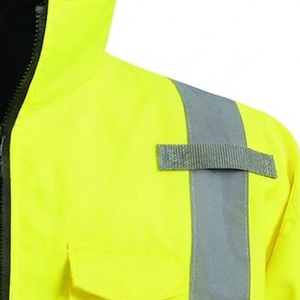 Customized Logo <b>Waterproof</b> Workwear Long Sleeve <b>Working</b> Jackets High Quality Custom Workwear Hi Vis Reflective Jacket - Product Image 4