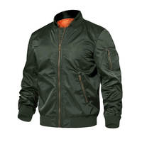 Blouson Bomber Homme Dernière Tendance en Toile Imperméable à Capuche Zippé Séchage Rapide Écologique Col Montant Personnalisable Style Vintage