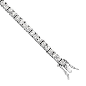 7.5 Inch Unisex Hip Hop <b>Bracelet</b> Fast Shipping 3mm Moissanite VVS 925 Silver GRA Certified <b>Fine</b> Chain Link Tennis <b>Bracelet</b> - Product Image 1