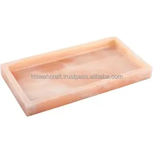 Bandeja de resina verde de calidad elegante, bandeja de servicio hecha a mano para decoración del hogar y hoteles, característica desechable, forma única - Product Image 3