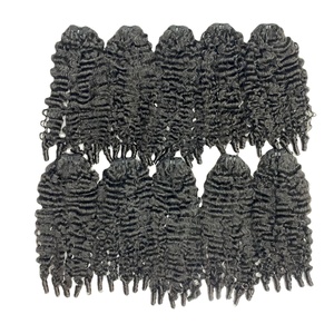 ผมต่อชาวพม่าแบบคู่100% สำหรับผู้หญิงผิวดำผมทอแบบชาวเวียดนาม - Product Image 3