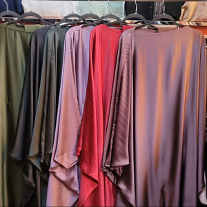 Best Selling Kaftan Abaya Handmade Turkish Floor Length Long Sleeve V Neck Polyester Regular Fit Casual Evening Party <b>Flared</b> - Product Image 1