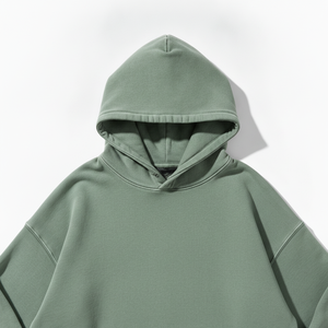 Nueva Llegada, Sudadera con Capucha de Forro Polar para Hombre, Color Sólido, Transpirable, Lavado Ácido, Calidad Premium, Ropa Casual, Servicio OEM - Product Image 1
