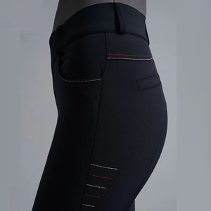 High Quality 4-way Stretch Horse Riding Breeches <b>Leggings</b> Tights <b>Equestrian</b> Wear Pants on Technical Fabric with Soft Feel - Product Image 2