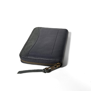 [Meilleur classement] Portefeuille vertical à fermeture éclair unisexe en cuir véritable tanné végétal Castello de qualité supérieure, fait main - Product Image 2