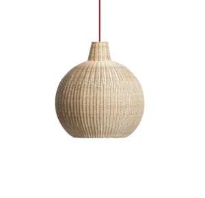 Signature Creative Globe Design Rattan Lampshade Handmade Woven Ceiling Pendant <b>Light</b> Fixture Rustic <b>Chandelier</b> - Product Image 1
