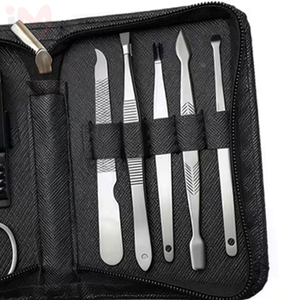 Multi Functional <b>Nail</b> Care <b>Set</b> Stainless Steel Professional Cuticle Trimmer Toenail Clippers Grooming Tool Kit - Product Image 3