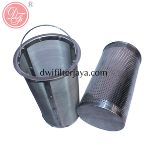 Equipo de Filtración Industrial, Cesta de Filtro de Placa Perforada con Malla Metálica Interna para Filtración y Purificación de Agua de Mar - Product Image 4