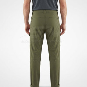 Pantalon de randonnée pour homme avec poches cargo utilitaires, tissu léger, empiècements renforcés et design de cheville réglable - Product Image 4