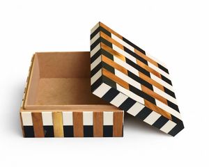 Caja de Almacenamiento de Joyas de Resina con Incrustaciones de Madera, Hecha a Mano, Brillante, Organizador de Oficina, Cofre del Tesoro, Hermética, Multifuncional, Elegante para el Hogar - Product Image 2
