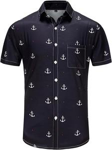 เสื้อฮาวายผู้ชายน้ำหนักเบา เนื้อผ้าดีที่สุด ขายดีที่สุด กำลังเป็นที่นิยม ราคาขายส่ง เสื้อผู้ชายพร้อมโลโก้/สีตามสั่ง - Product Image 3