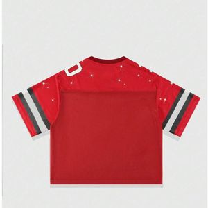 Camiseta Deportiva Personalizada Unisex, Estilo Jersey de Fútbol Corto, Cuello en V, Malla Transpirable, Uniforme de Entrenamiento, OEM, ODM, Venta al Por Mayor - Product Image 2