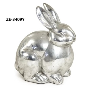 Escultura Decorativa Contemporánea de Aluminio Chapado en Oro, Pieza de Diseño Premium para Interiores, Villas de Diseño, Animal Hecho a Mano Popular - Product Image 2