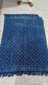Vente en gros B2B de magnifiques tapis de plage imprimés de motifs floraux, faits à la main, en coton Khadi, imprimés au bloc, doux, 100% coton, couvertures de pique-nique - Product Image 5