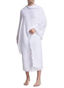 Ihrams pour le Hajj et l'Omra, ensemble de vêtements islamiques traditionnels décontractés et respirants, longs jusqu'au sol, en coton saoudien, pour hommes. - Product Image 3