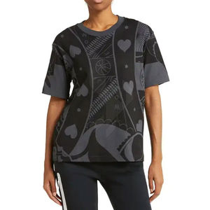 Camiseta Casual de Verano para Mujer de Alta Calidad, con Logotipo Personalizado Impreso, Sublimación Completa, Tejido Transpirable y Ecológico - Product Image 1