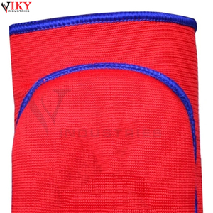 Genouillères de boxe bicolores rouge et bleu, rembourrées en éponge, pour la protection des jambes en MMA, Kickboxing et Muay Thai - Product Image 5