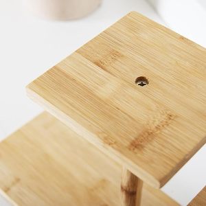 Small Tiered Wooden Plant <b>Stand</b> for Balcony Desktop Compact Multi Level Plant Holder for Home Decor - Product Image 6