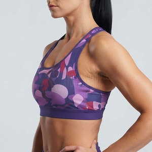 Servicio OEM, Sujetador Deportivo con Logotipo Sublimado en la Parte Delantera, Soporte Medio, Ropa Deportiva, Absorbe la Humedad, Transpirable, para Gimnasio, para Mujer - Product Image 5