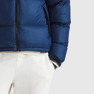 Chaqueta acolchada para hombre con cuello alto, impermeable y cortavientos, cálida, para invierno, abrigo para exteriores, chaqueta de burbujas personalizada para hombre - Product Image 2