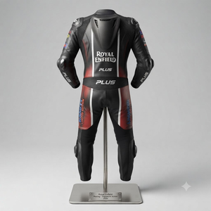 Traje de Carreras Personalizado para Hombre en Cuero Vacuno/Canguro, Mono de Una Pieza con Armadura de Nivel 2 CE, Hecho a Medida, Protección OEM - Product Image 2