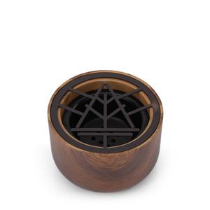 Quemador de Incienso Mabkhara de Madera de Lujo con Soporte Metálico, Quemador de Incienso Árabe Moderno para Decoración del Hogar - Product Image 5