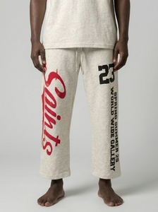<b>Mens</b> Graphic Print Fleece Sweatpants Cotton Blend <b>Loose</b> Fit Straight Leg <b>Jogger</b> Pants Casual Streetwear Track Trousers - Product Image 6