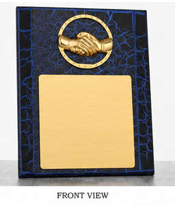 Stylish wooden memento with elegant engraving plate. - Product Image 2
