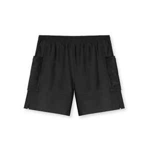 Ensemble 2 pièces en nylon, veste et short, personnalisable, pour femme, survêtement, veste coupe-vent oversize pour homme et short - Product Image 4