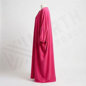 Ropa Islámica Modest de Manga Larga Hecha a Medida, Vestido Abaya Bordado para Mujer, Venta al por Mayor de Ropa Tradicional Musulmana - Product Image 3