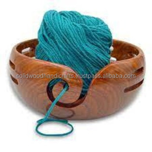Handmade Wooden Yarn Bowl Yarn Holder Rosewood Knitting Crochet Thread Storage <b>Box</b> Yarn Ball Bowl <b>Gift</b> for Mother <b>Birthday</b> - Product Image 3