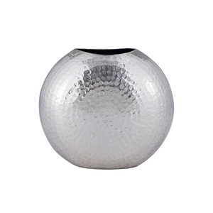 Florero Metálico Decorativo para el Hogar, Sala de Estar, Mesa, Acabado Dorado, Hecho a Mano - Product Image 3