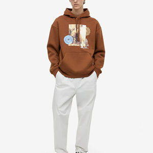 Sudadera con Capucha de Felpa Francesa Extra Grande para Hombre, con Logotipo Personalizado Estampado, 400 g/m², de Alta Calidad - Product Image 2