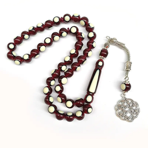 Tasbih musulman en résine, chapelet islamique, perles de prière, 33 pièces, Tespih, accessoires arabes pour hommes, cadeau du Ramadan, Misbaha - Product Image 3