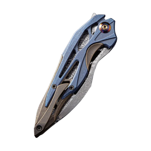 Couteaux pliants utilitaires en acier inoxydable avec poignée ergonomique et lame de coupe de précision pour le camping, la randonnée et la pêche - Product Image 5