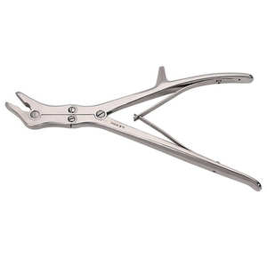 Rongeurs à double articulation droits et courbés en acier inoxydable de haute qualité, instrument chirurgical orthopédique pour animaux de compagnie - Product Image 2