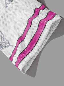 Maillot en maille sublimée OEM, style streetwear oversize, chemise de football, fabricant en gros - Product Image 5